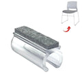 Clear Felt Clip on Sled Chair Glides - Sleigh Chair Glides