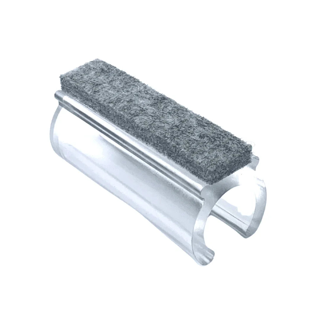 Clear Felt Clip on Sled Chair Glides - Sleigh Chair Glides