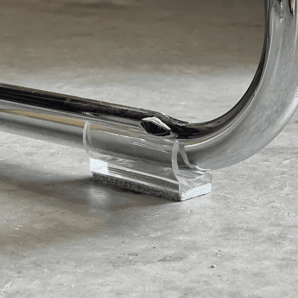 Clear Felt Clip on Sled Chair Glides - Sleigh Chair Glides